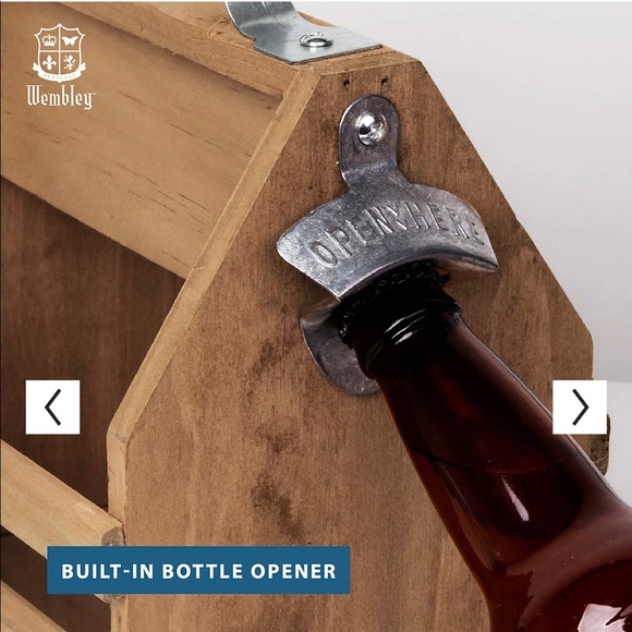 Wembley Deluxe 6-Bottle Caddy, NEW - Picture 6 of 7